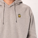 Whisky Sour | Sudadera con capucha de algodón orgánico bordada para hombre