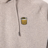Whisky Sour | Sudadera con capucha de algodón orgánico bordada para hombre
