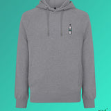Luft | Sudadera bordada con capucha de algodón orgánico para hombre
