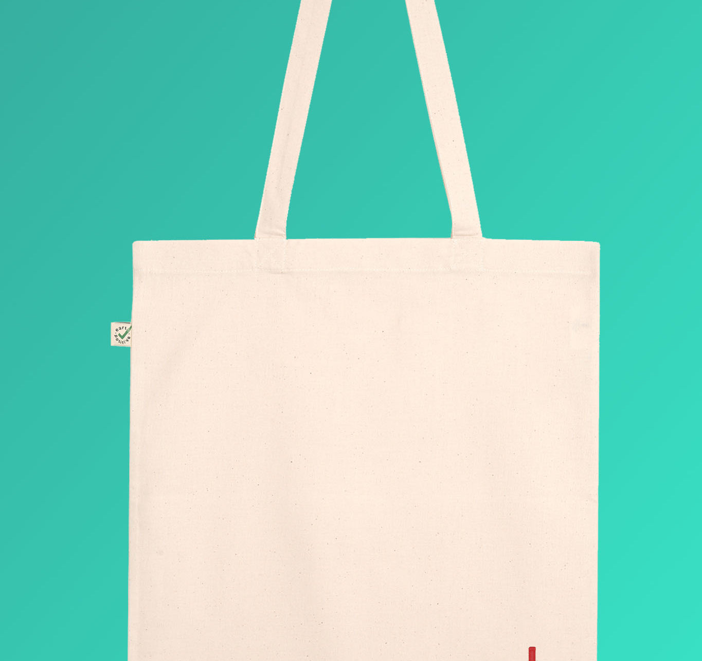Weinflasche | Bolsa bordada de algodón orgánico