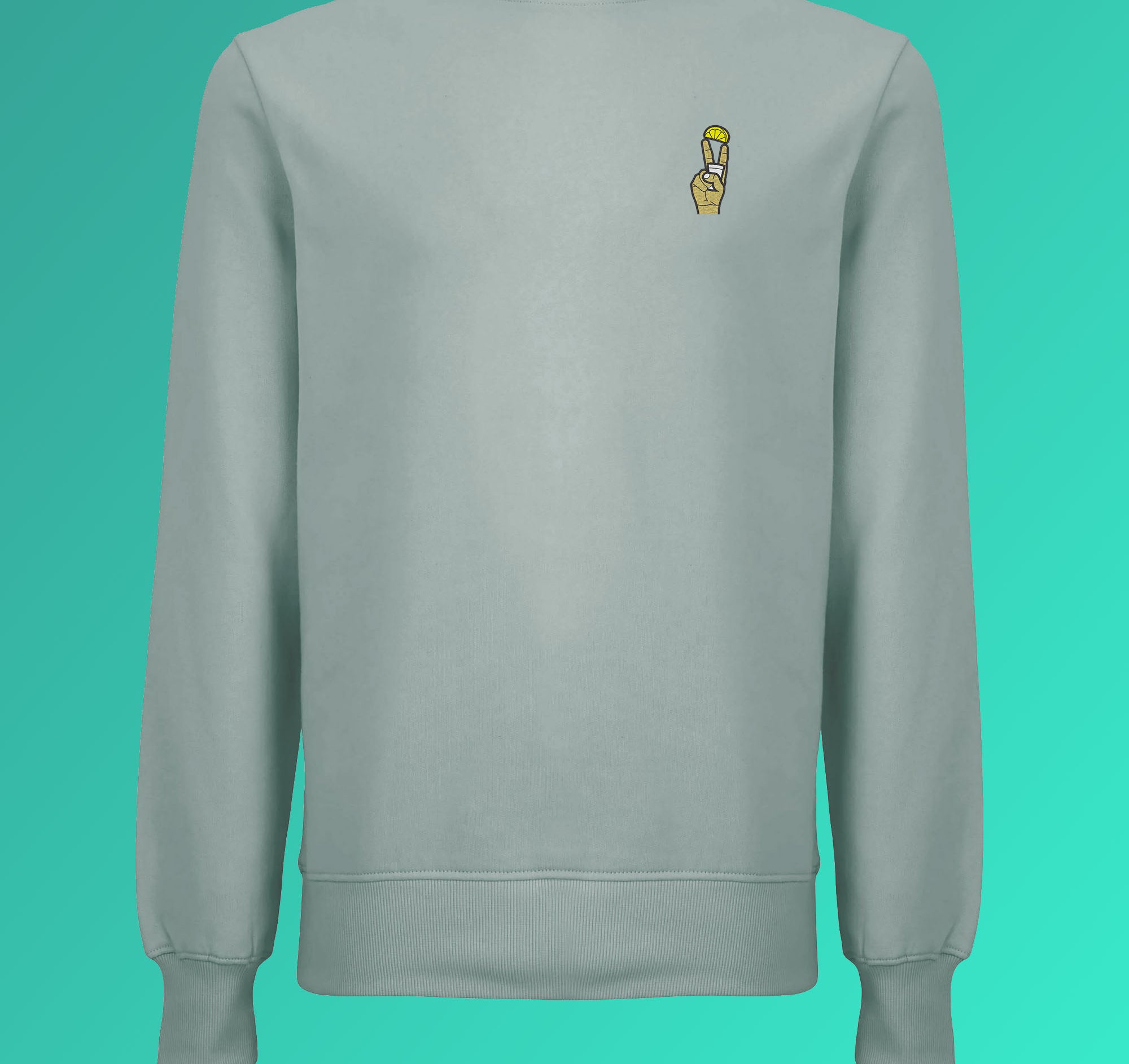 Tequila Shot | Bestickter Bio-Baumwoll Unisex Pullover