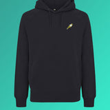 Tornado | Sudadera con capucha de algodón orgánico bordada para hombre