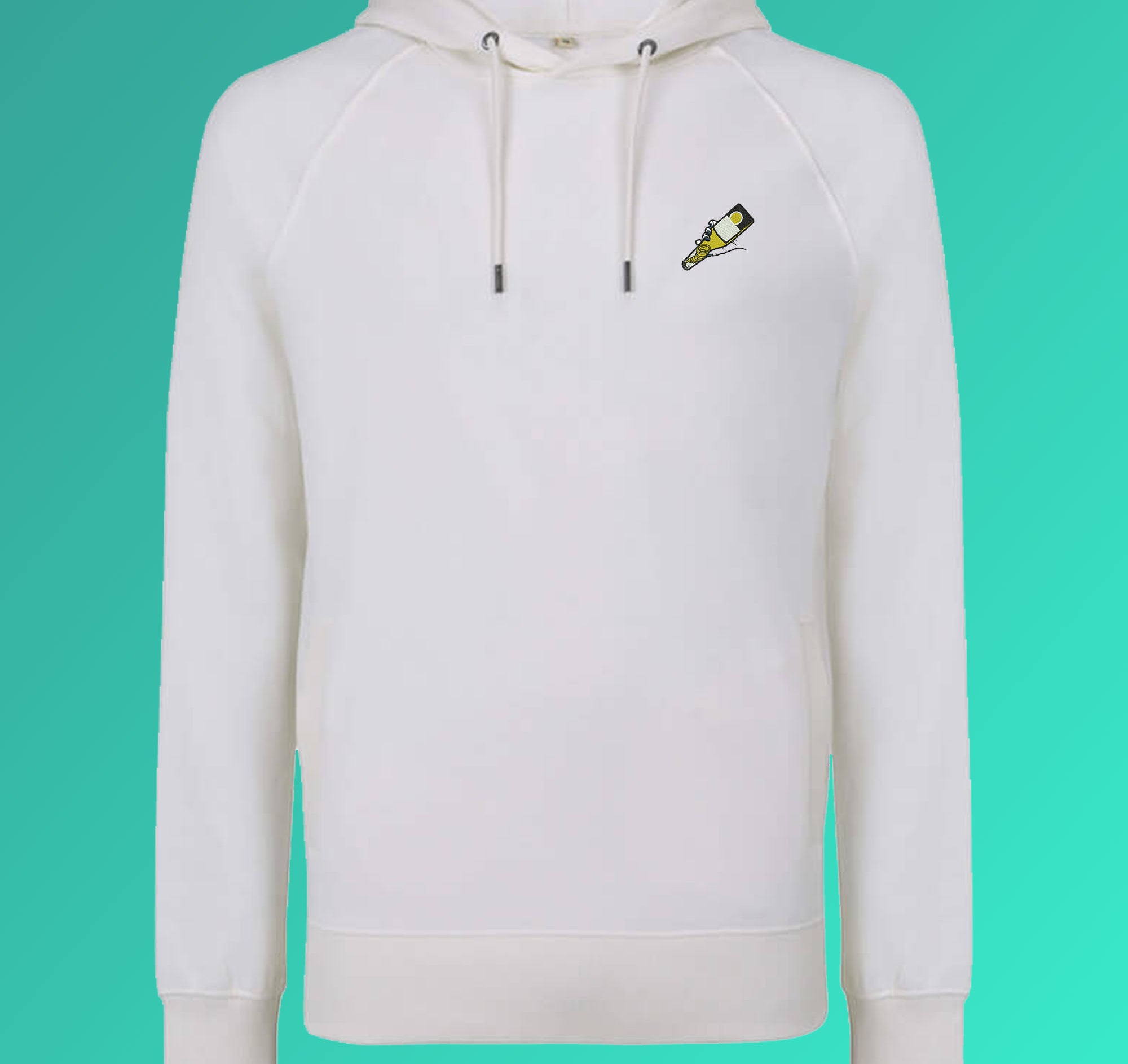 Tornado | Sudadera con capucha de algodón orgánico bordada para hombre
